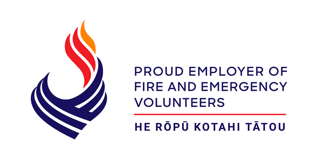Proud Employer of Fire and Emergency Volunteers He Rōpū Kotahi Tātou